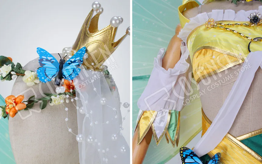 COSPLAYONSEN Love Live! Земля фей Ver после пробуждения Hoshizora Rin Косплей Костюм с крыльями