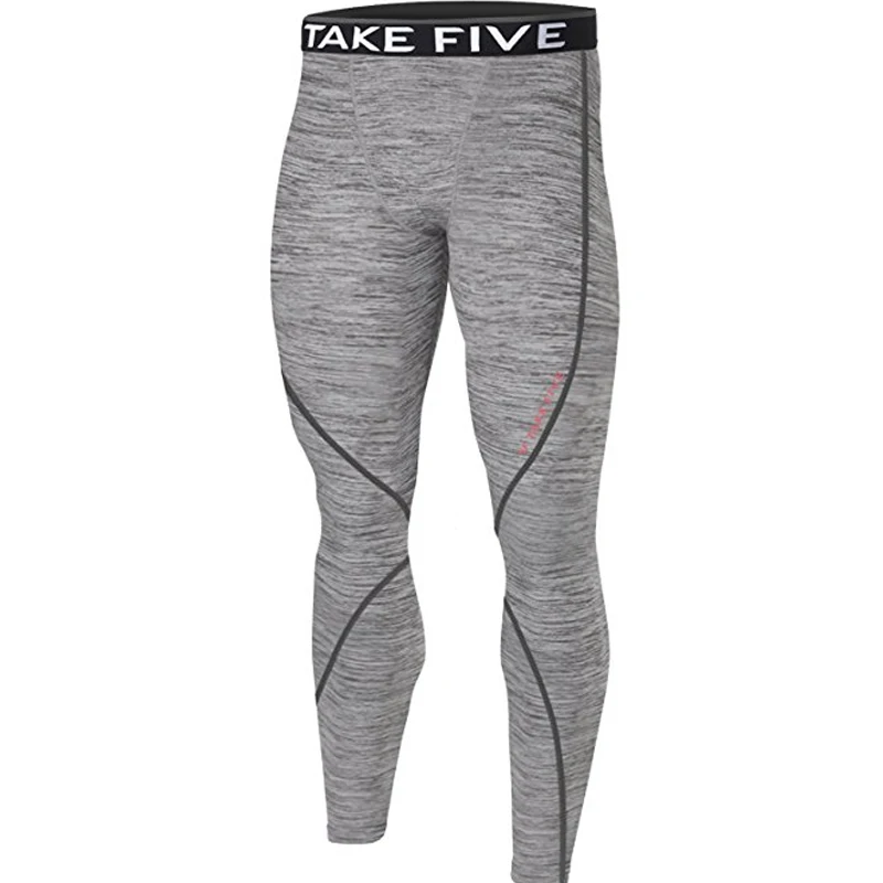 

Newest Edition TakeFive Men's Skin Tights Compression Base Layer Camo Running Pants-504