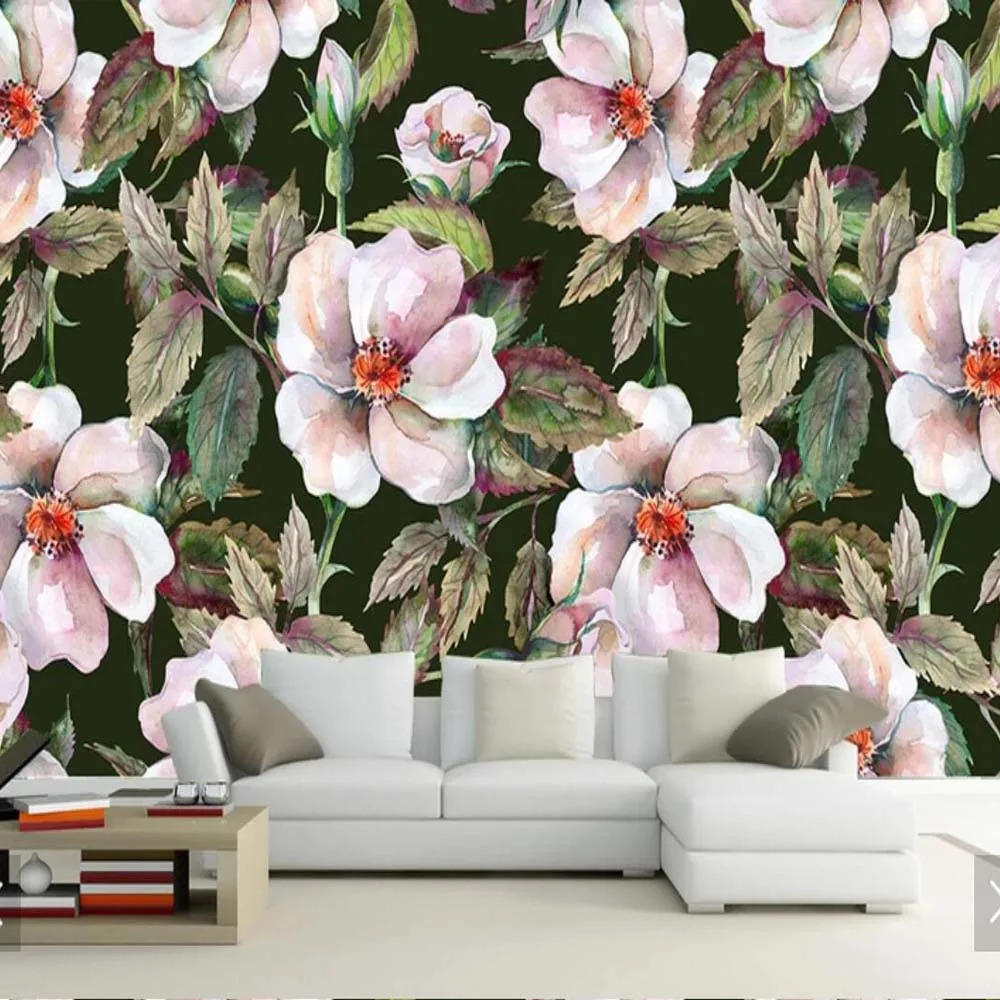 

3D Murals Photo Wallpaper Rolls for Living Room Home Wall Decor Customize Landscape Flower Oil Painting Mural Custom Size