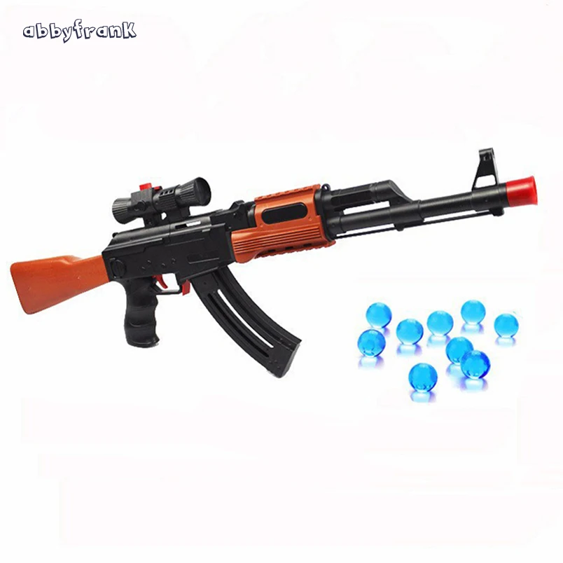 Abbyfrank AK 47 игрушечный пистолет CS игра 3 шт. впитывает мягкую пулю 400 водяные мягкие