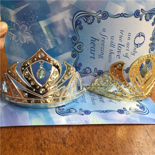 Новинка 2017 косплей для детей на Хэллоуин Эльза Анна принцесса корона 20 компл./Лот