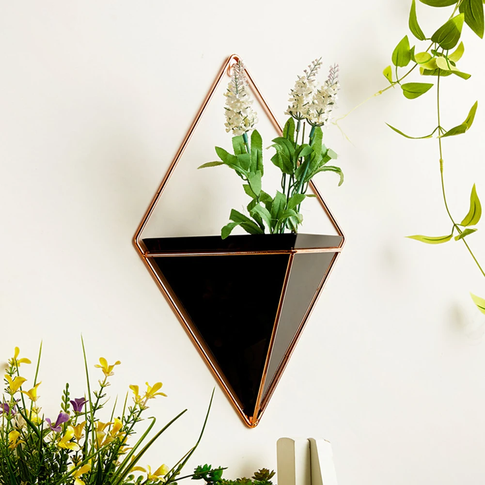 Цветочный горшок DIY суккуленты для сада геометрический балкон настенный