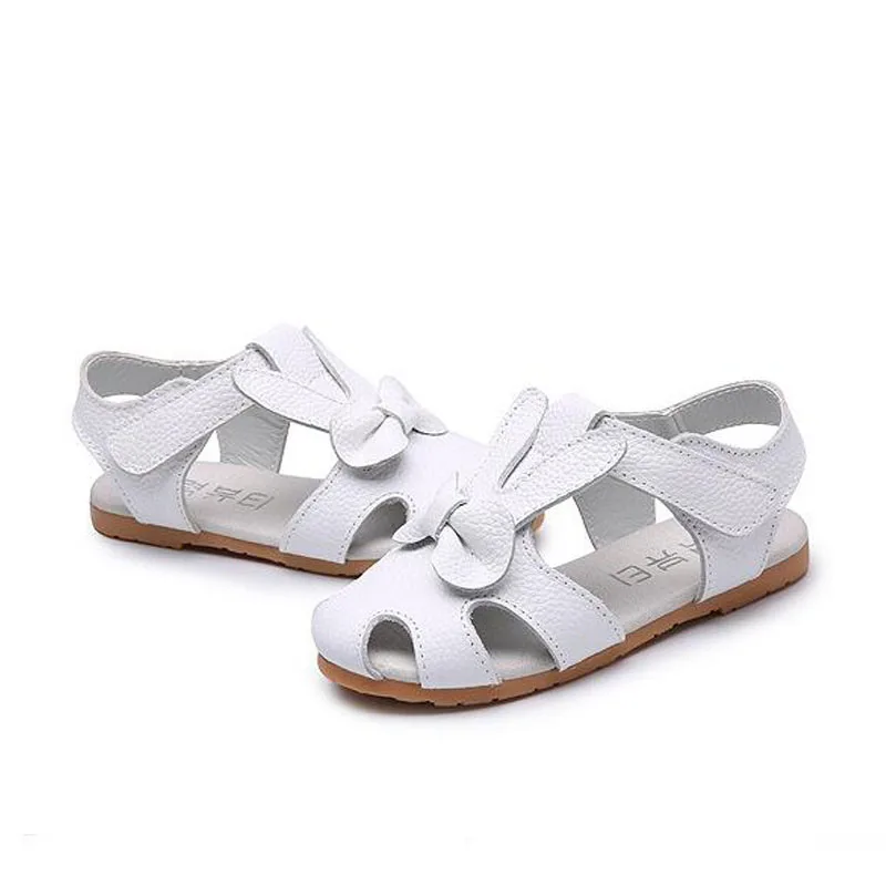 Детская обувь Новинка 2019 года детские сандалии для девочек из натуральной кожи