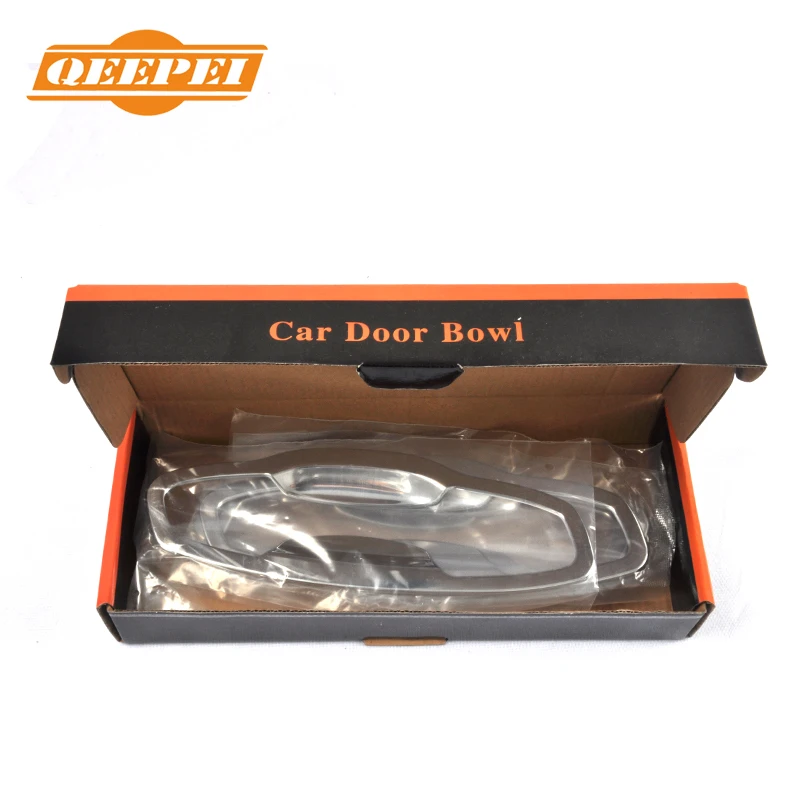 QEEPEI новый Chrome автомобиля боковой ручки двери Bowl Стикеры для Skoda Octavia A7 2014 2015