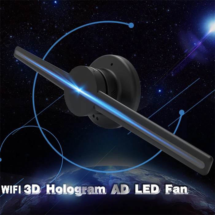 Xintai сенсорный внутренний 42 см рекламный Wifi 3D голографический вентилятор