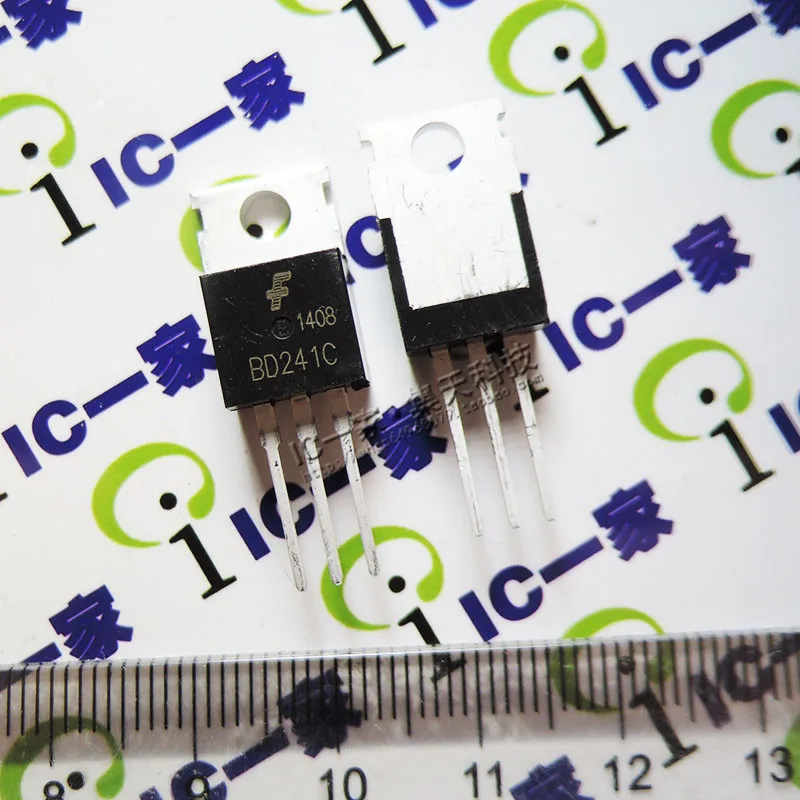 50PCS TO-220 BD241C transistor / single path NEW |