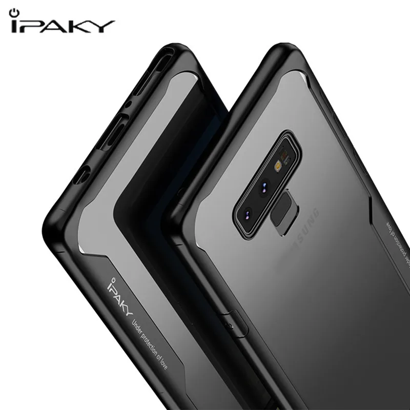 Для Samsung galaxy Note 9 Чехол iPaky силиконовый акриловый Гибридный противоударный