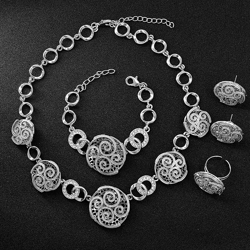 Sunny Jewelry этнические круглые свадебные комплекты ювелирных изделий ожерелье