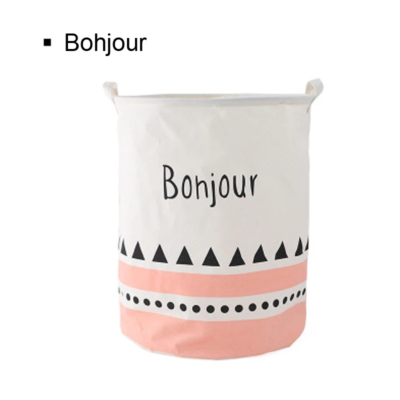 Bohjour Водонепроницаемая корзина для белья, большая емкость, грязная одежда, игрушки, корзина для хранения, органайзер, складная Одежда, бар, носки, грязная бочка - Цвет: Bohjour