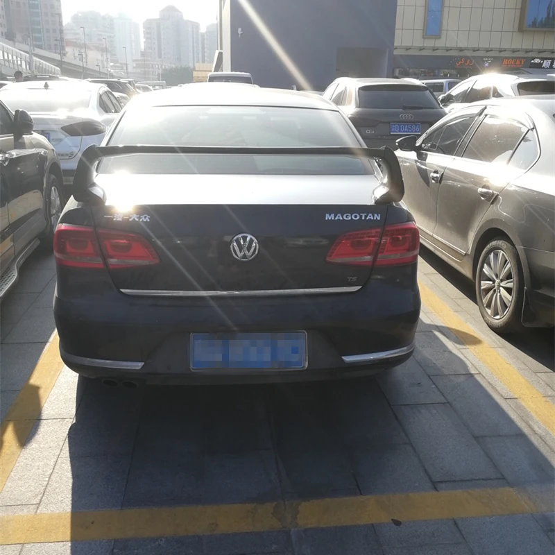 Для VW passat B8 Спойлер ABS Материал заднего крыла первоклассника Цвет задний спойлер