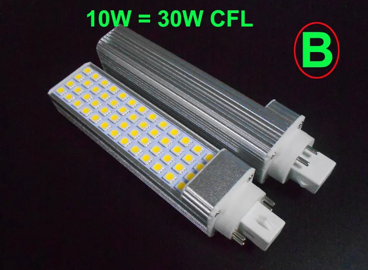 G24 Светодиодные лампы 4pin g24q 1 свет 5 W 7 9 10 11 12 13 14 SMD5730 5050 2835 casquillo g24 AC85-265V 110 V 220 230 240 |