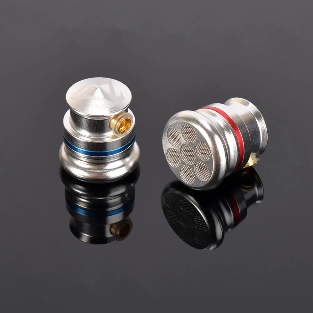 

New TONEKING MusicMaker TY2 Pro Full Metal Housing Coaxial Double Dynamic Flat Head Earphone DIY HIFI Fever Metal Bass Earbud