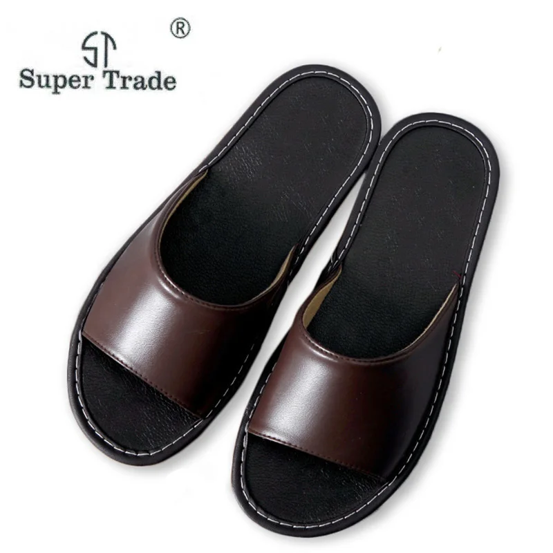 ST SUPER TRADE/Женская обувь из натуральной кожи домашние тапочки для пар нескользящая