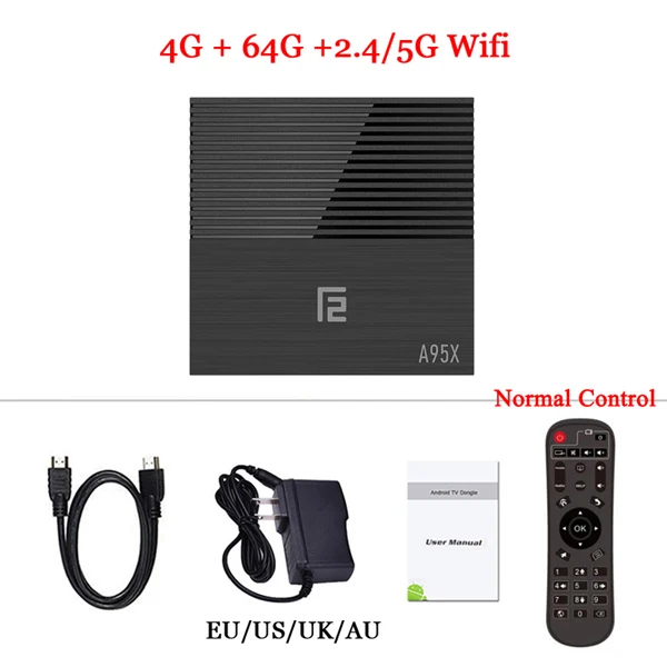 64G Dual Wifi Android Tv Box A95X F2 Android 9,0 Amlogic S905X2 4 Гб 64 ГБ 32 ГБ Smart Tv 2,4G/5G Wifi BT 4K медиаплеер для YouTube Netflix - Цвет: 64G Dual Wifi