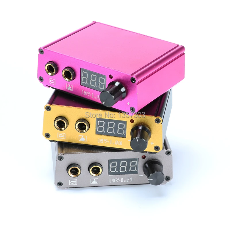 Татуировки Питание цифровой ЖК дисплей Мини татуировки коробка для