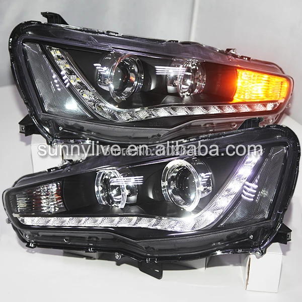 Для Mitsubishi Lancer Exceed светодиодная фара Angel Eyes 2010 до 12 V2 Тип|angel eyes|eyes angeleye lamp |