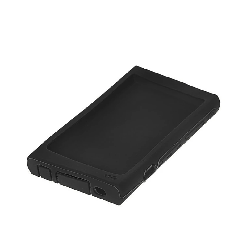 BK Мягкий силиконовый чехол для MP3 плеера, чехол для sony NW A35 A36 A37 - Цвет: BK