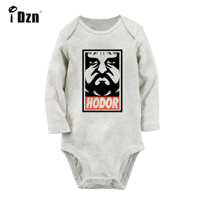 JaBaby1329GC Игра престолов Ходор настоящие мужчины держать дверь дизайн новорожденного ребенка боди малыша с длинным рукавом Onsies комбинезон хлопок одежда - Цвет: JaBaby1329GC