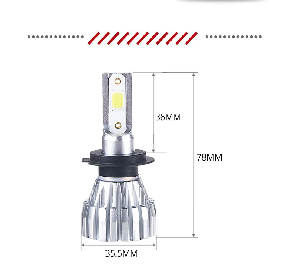 Светодиодная лампа Avacom h7, h3, h8, hb4, 9006, h4, h1, hb3, 9005, 9012, h11, Светодиодная лампа 12 В, автомобильный противотуманный светильник, лампа для Lada/Aerio/Carry/Ciaz/estem/SX4