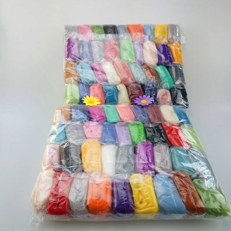 Самодельный набор для рукоделия DIY Ручная прядильная посылка из шерстяного волокна