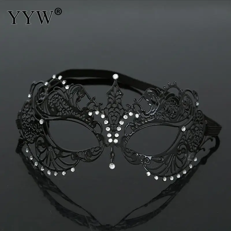 black Женский костюм Masker туши для ресниц розовое золото полый сексуальная маска маскарад маски для хеллоуина карнавальный костюм венецианскому Выходные туфли на выпускной бал аксесуары для ночного клуба - Цвет: black