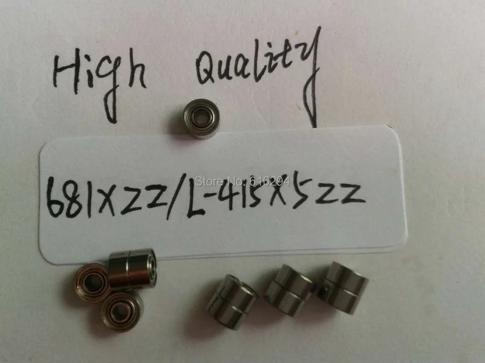 

100PCS High quality 681XZZ deep groove ball bearings / motor bearings 681XZZ (1.5 *4* 2MM) High-speed bearings