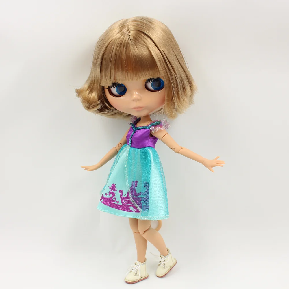 Ледяная Обнаженная фабричная кукла Blyth No.130BL3504 коричневые волосы для суставов