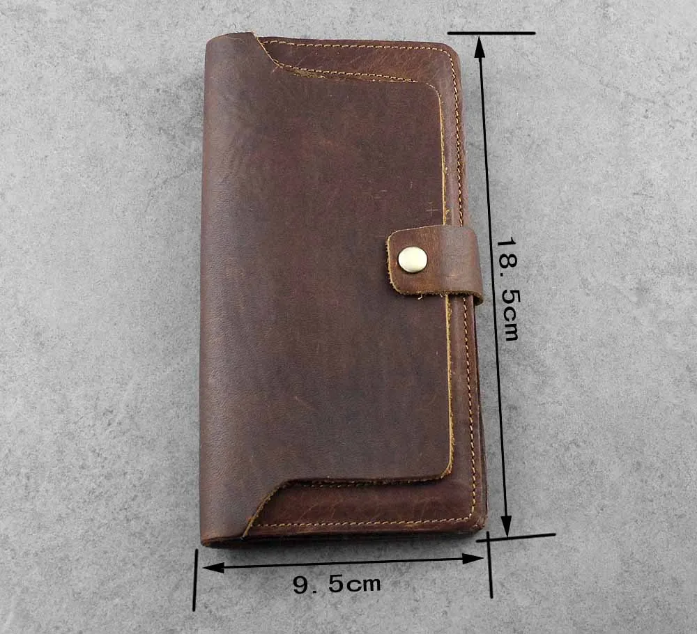 Винтажный Мужской кошелек европейские и американские кожаные кошельки модный