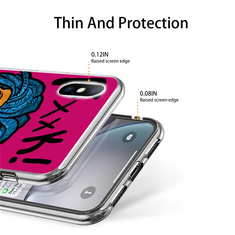 KJOEW Мода хип хоп девушка рукоделие принт Телефон чехол для iPhone 6 6S 8 Plus XR XS Max Cool Apple 7