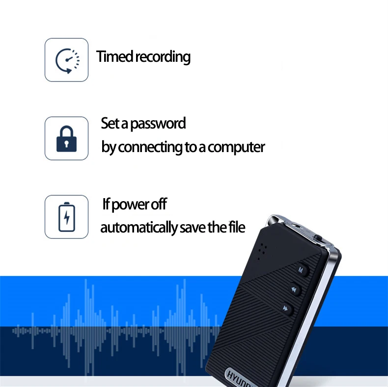 Yescool E510 портативный цифровой диктофон 8 | 16GB denoise диктофон Hi-Fi музыкальный плеер без потерь для студентов, офисных встреч