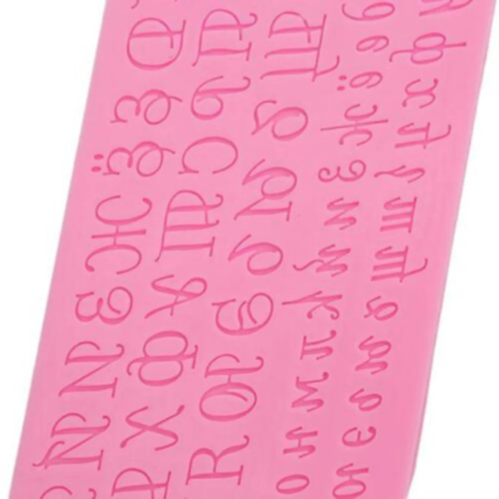 Русский алфавит буквы силиконовая форма для выпечки помадной глазури DIY