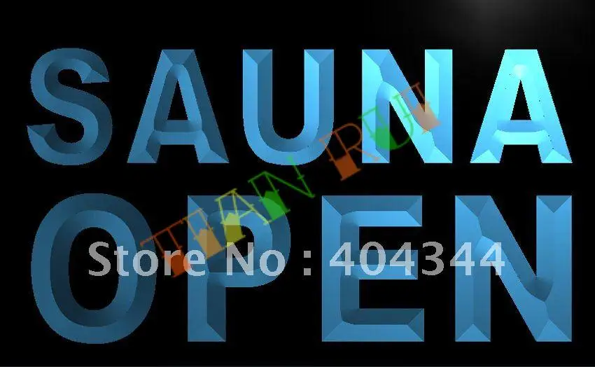 

LB241- SAUNA OPEN Massage Display LED Neon Light Sign