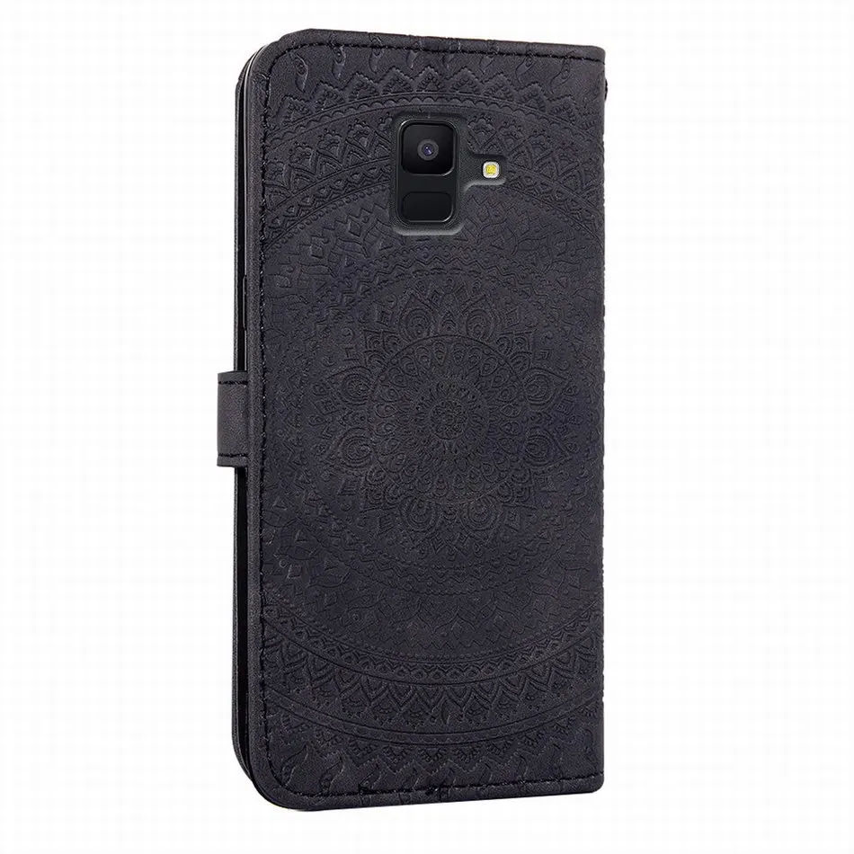 Цветком дурмана и книга Капа чехол для samsung Galaxy A50 A60 A70 A6 A7 A8 плюс J6 Prime J4 Plus J3 J730 J530 J330 A320 A520 E22F