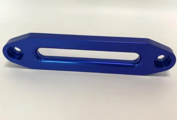 blue Универсальный 1" Алюминиевый хоз Fairlead для синтетической лебедки 12000lbs Канатный кабель для Wrangler 4WD SUV ATV UTV Offroad - Название цвета: blue