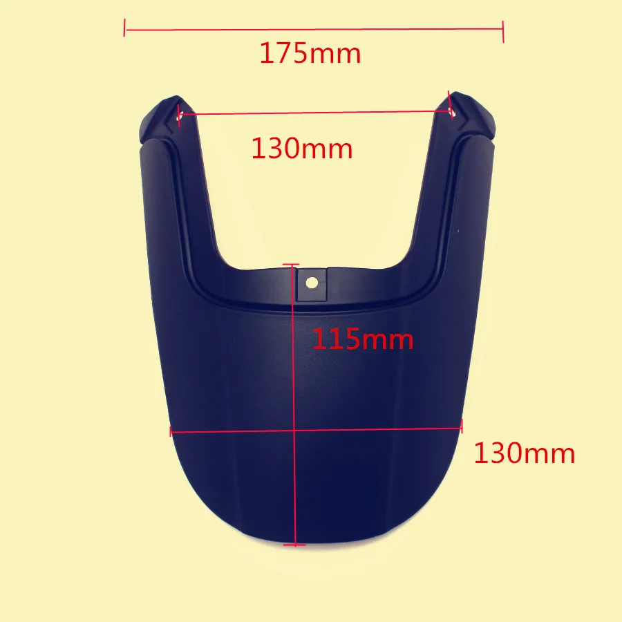 

Motorcycle Black ABS Plastic Front Modified Longer Fenders Mudguard Protector For Benelli Leoncino 500