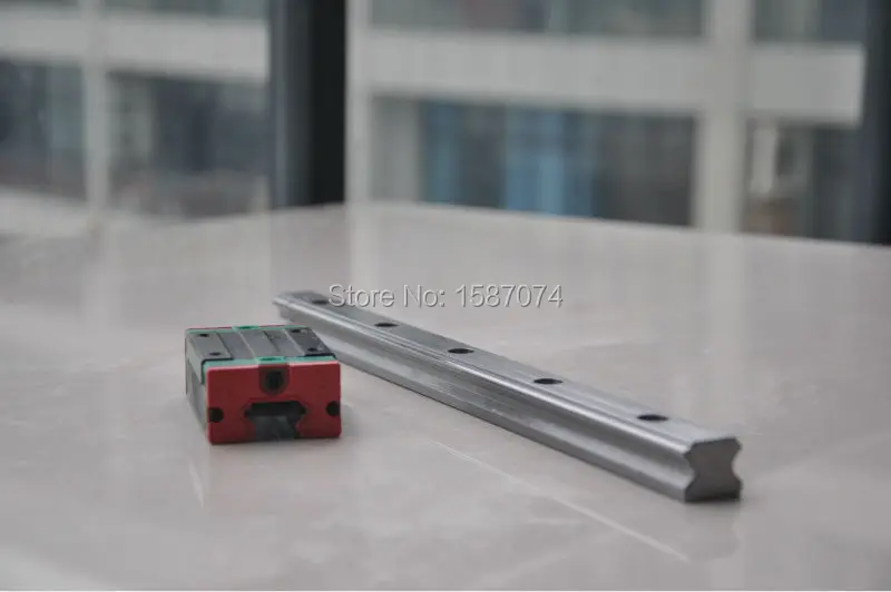 Мини линейная направляющая MGN7 длина 400 мм с фланцевым типом блока 7 | Обустройство