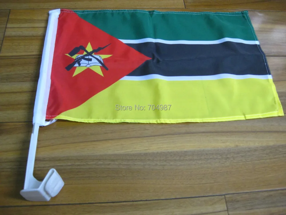 

30 x 45 cm Mozambique car window banner flag free shipping