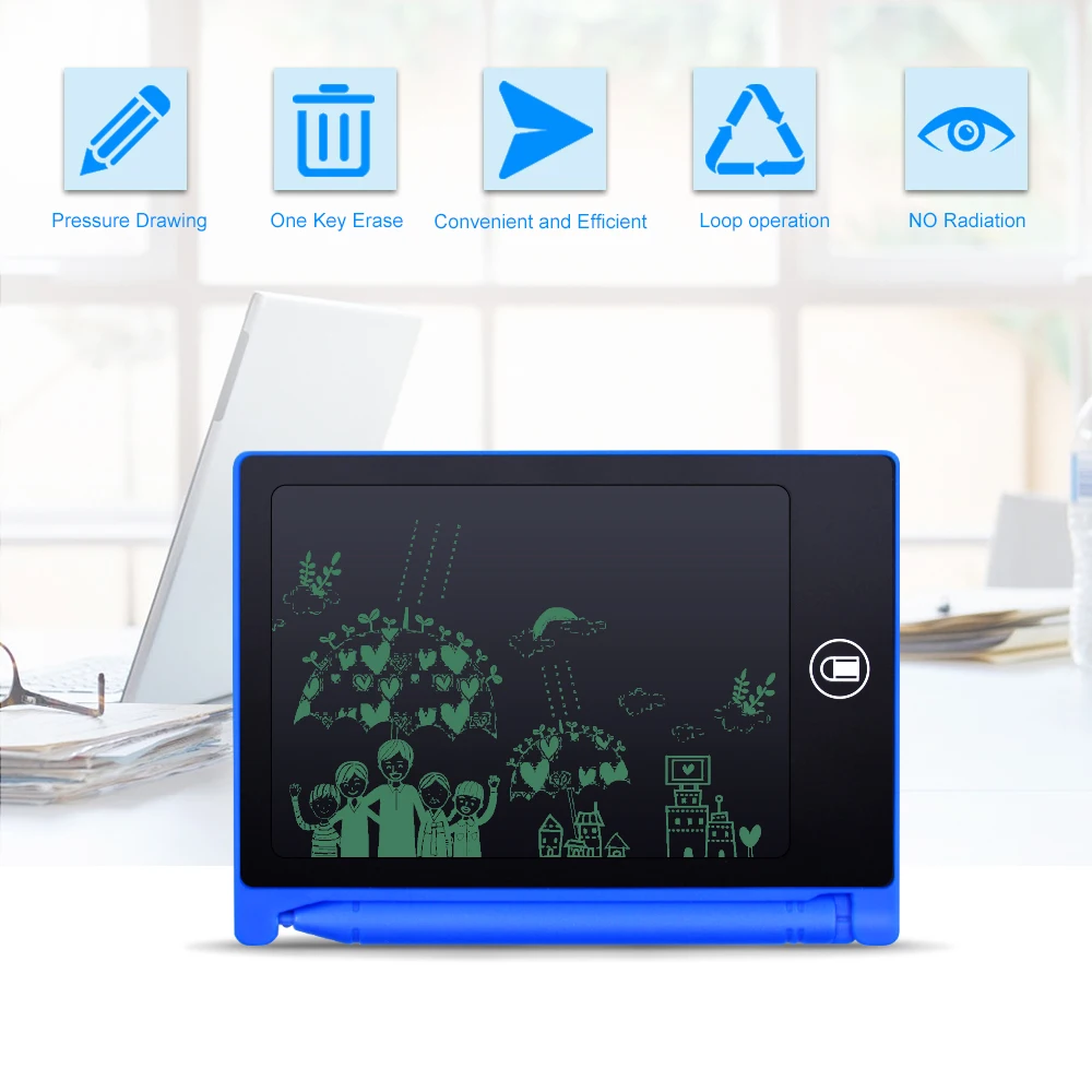 Планшет Графический CHIPAL с ЖК дисплеем 4 дюйма и ручкой|Цифровые планшеты| |