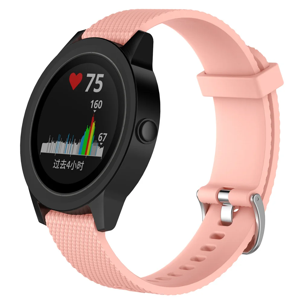 Khaki Ремешок для часов Garmin vivoactive 3 сменный ремешок для часов Силиконовый браслет для Vivoactive3 Smartwatch - Цвет: Khaki