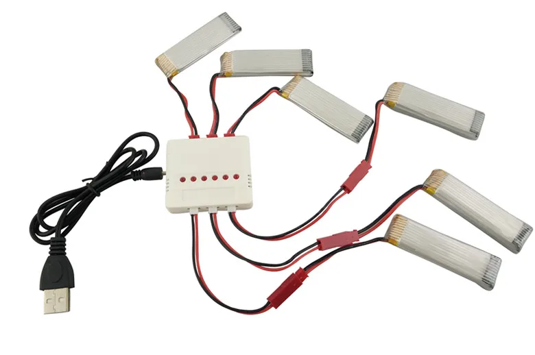 BLL RC модель самолета батарея UDI U817 U818A V959 V222 V929 S032 4 оси самолет вертолет 6 шт 3 7 V 680mah