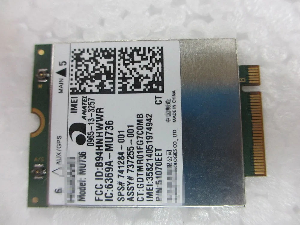 MU736 hs3110 HSPA + широкополосная карта NGFF M.2 интерфейс SPS 723896 001 721233 748599 745700 для Probook