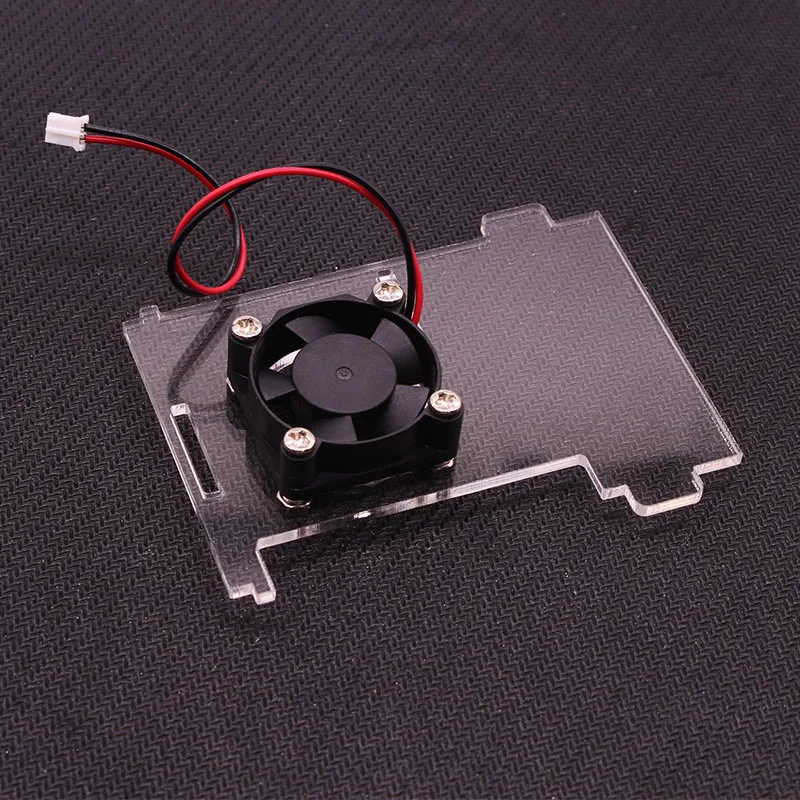 Raspberry Pi Прозрачный Плюс Акриловый чехол Корпус с охлаждающим вентилятором для 3B
