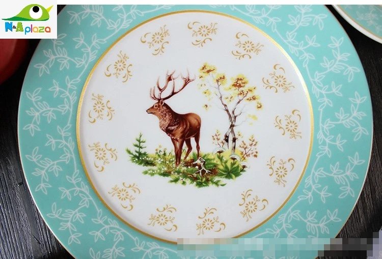 Фарфоровые формы и тарелки для торта 6 9 дюймов с оленем|cake dish|dishes and platesfruit tray |