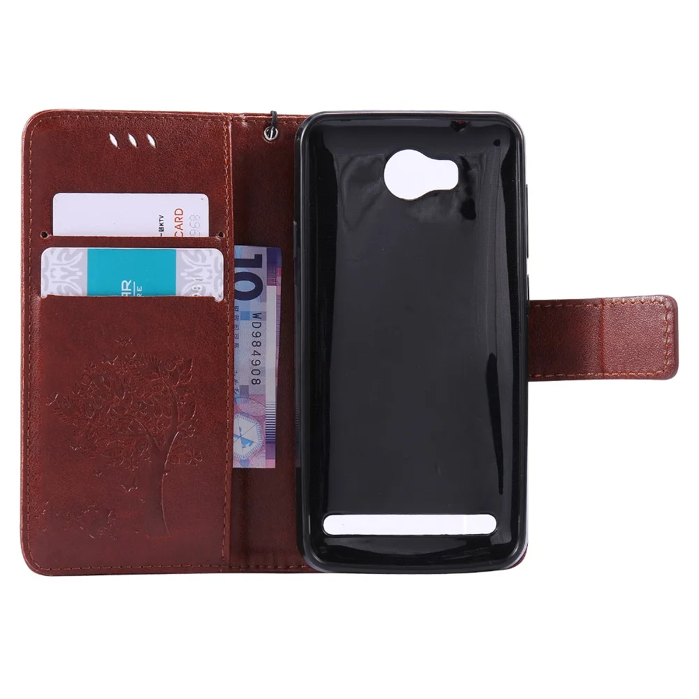 Кожаный чехол для coque huawei Y3 II Y3 2/huawei Y5II Y5 II 2 Чехол для huawei Y6 дерево узор сумки для мобильных телефонов+ держатель для карт
