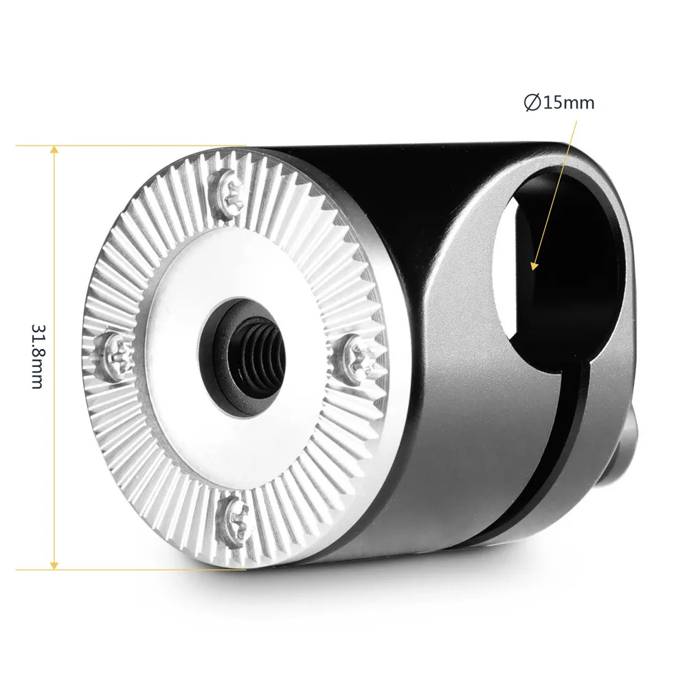 SmallRig 15 мм зажим стержня с Крепление Arri rosette для универсальной камеры 15 мм рельсовая система поддержки/удлинитель/Поддержка EVF-1686