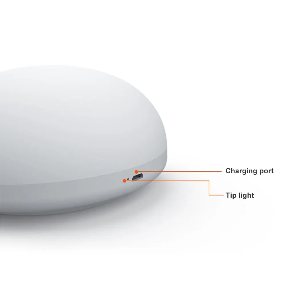 Светодиодный Ночной светильник с сенсорным управлением нескользящая лампа для