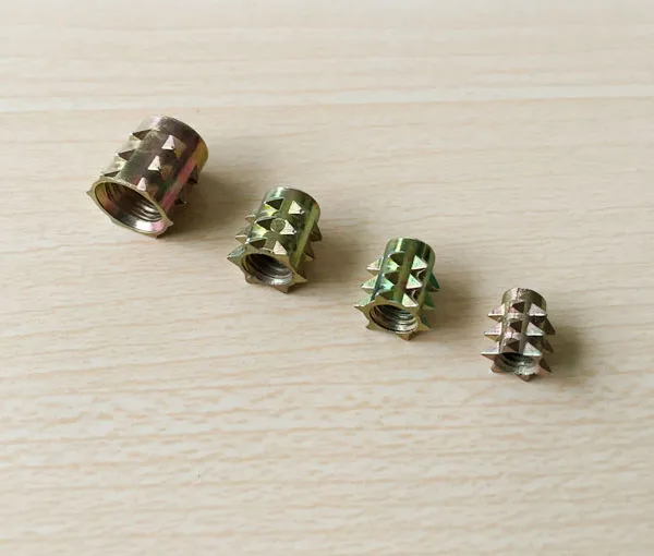 Мебельная гайка M6X10 предварительно Встроенная деревянная ручка с шипами без