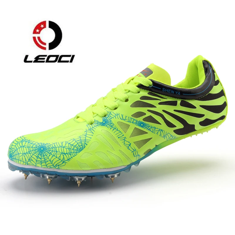 Для мужчин женщин Шипы Кроссовки тире Sprint Спорт на открытом воздухе Обувь