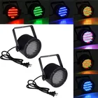 Светодиодный светильник жектор для дискотеки Litake, 86 светодиодов RGB, с функцией волшебного звука, проектор для вечерние, дискотек, пабов