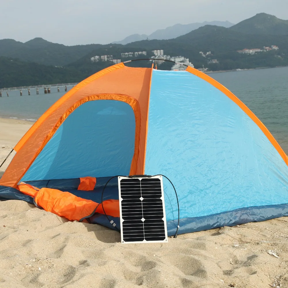 XINPUGUANG 2 шт. 18 Вт гибкие солнечные панели модуль ячейка с pv разъем для 12 В батарея